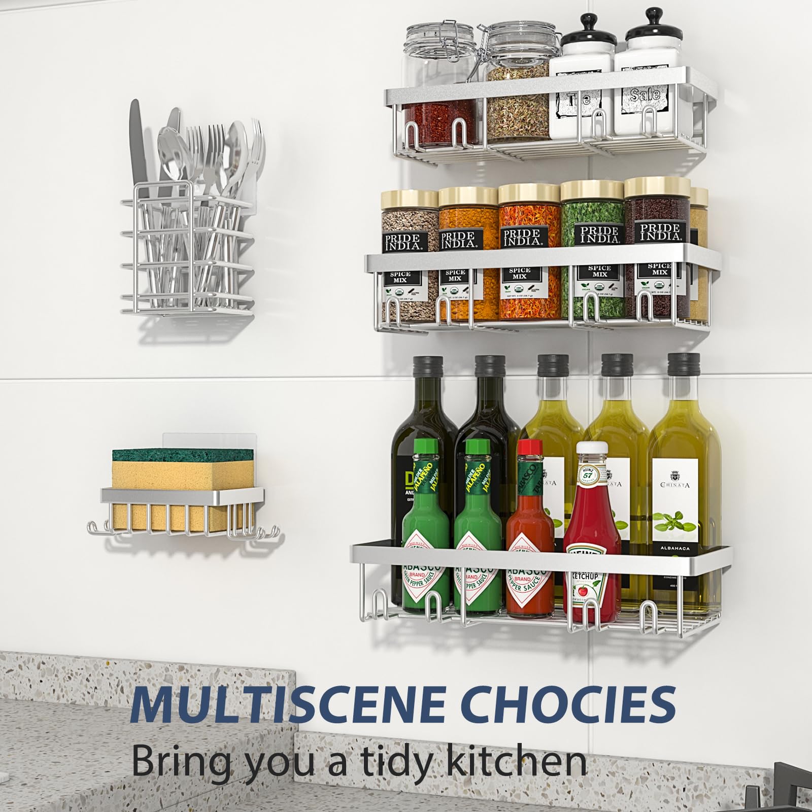 Liuoud rounded shelves protect hands during use.