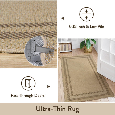 LIVEBOX entryway kitchen patio rug versatile placement for busy homes.