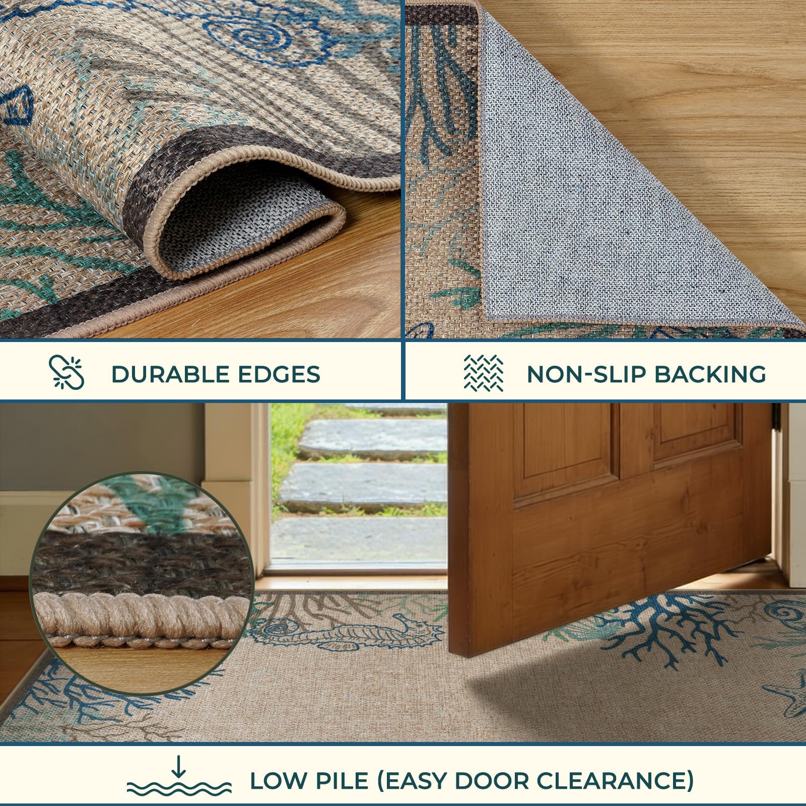 LIVEBOX easy-clean rug cleans with vacuuming or spot cleaning for busy homes