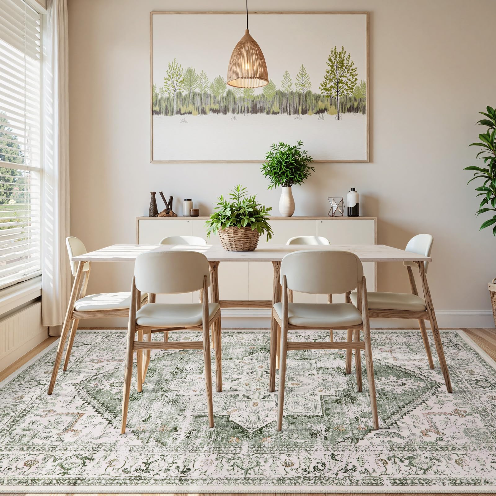 LiveBOX 8x10 rug fits under coffee tables and in front of sofas with ease.