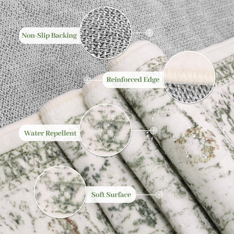 LiveBOX distressed medallion print brings vintage charm to bedrooms and living rooms.