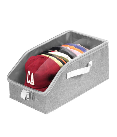 Livelab front view design provides quick access to stored caps.