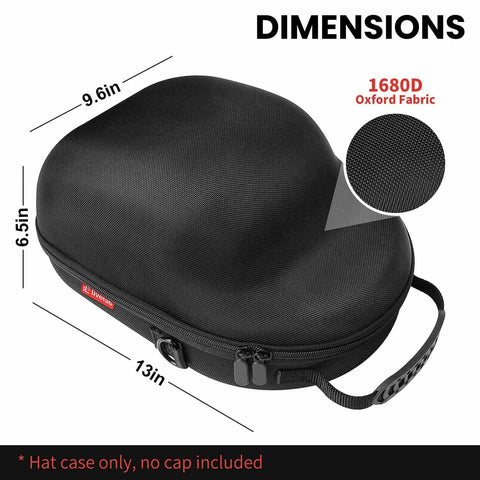 Livelab hat case stores up to six hats in a tidy stack.