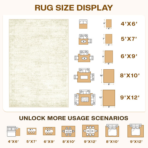 LIVELYGLOW non-slip backing keeps the rug secure on hardwood floors