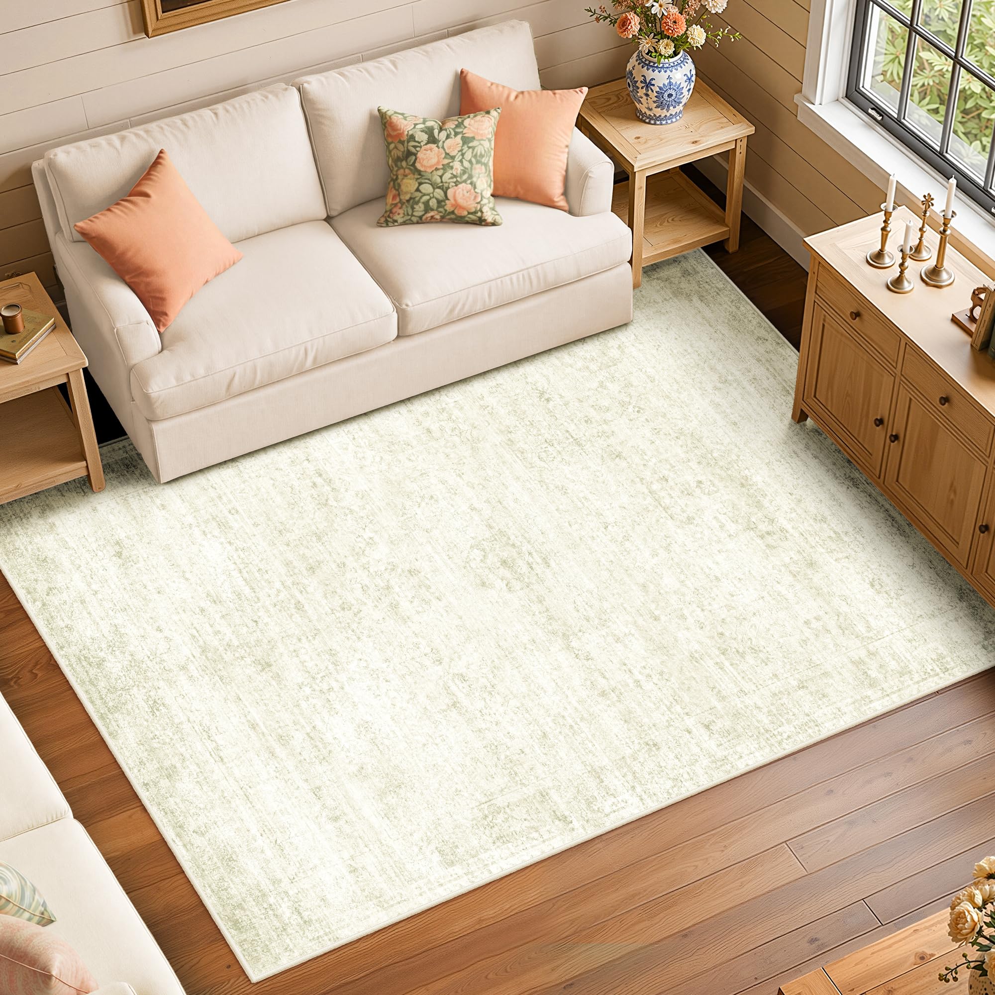LIVELYGLOW low-pile design glides doors smoothly over the rug.