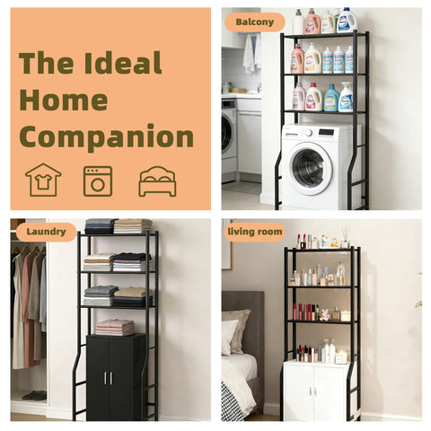 Livilord laundry room shelf keeps detergents organized and accessible.