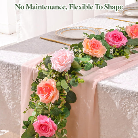 Livole wedding arch backdrop garland ideal for arches and aisles.