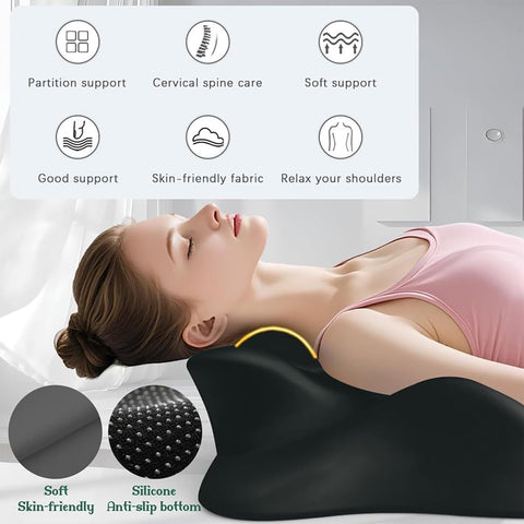LizhSynergy wedge pillow elevates legs to aid circulation.