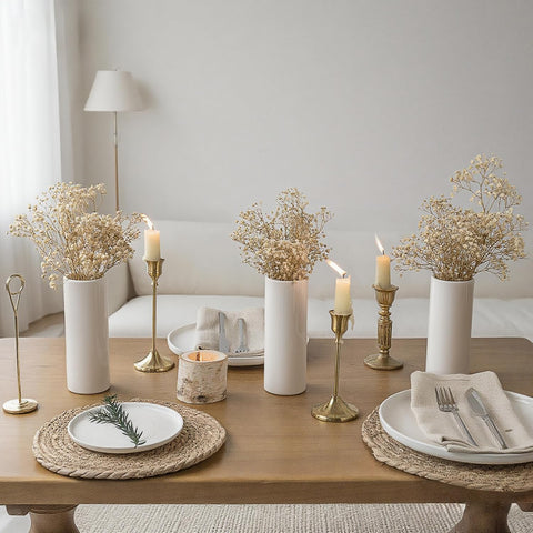 LIZOFER vase mouth 2-2in diameter, perfect for single stems or small bouquets.