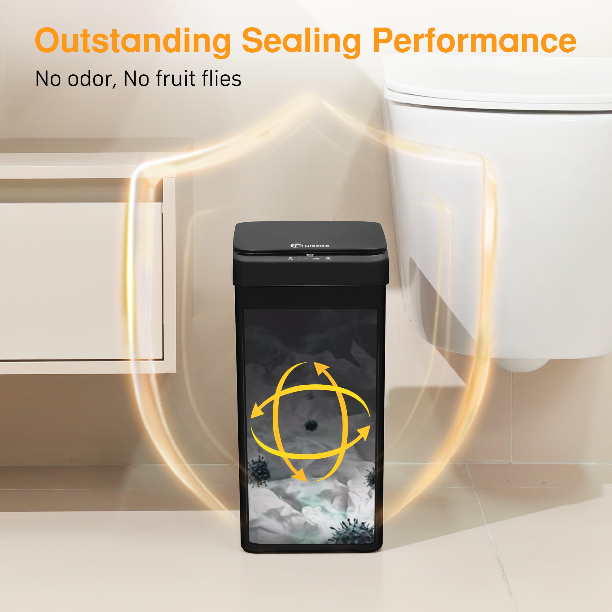 LJIACLEA motion-sensor methods show four opening options for convenience.