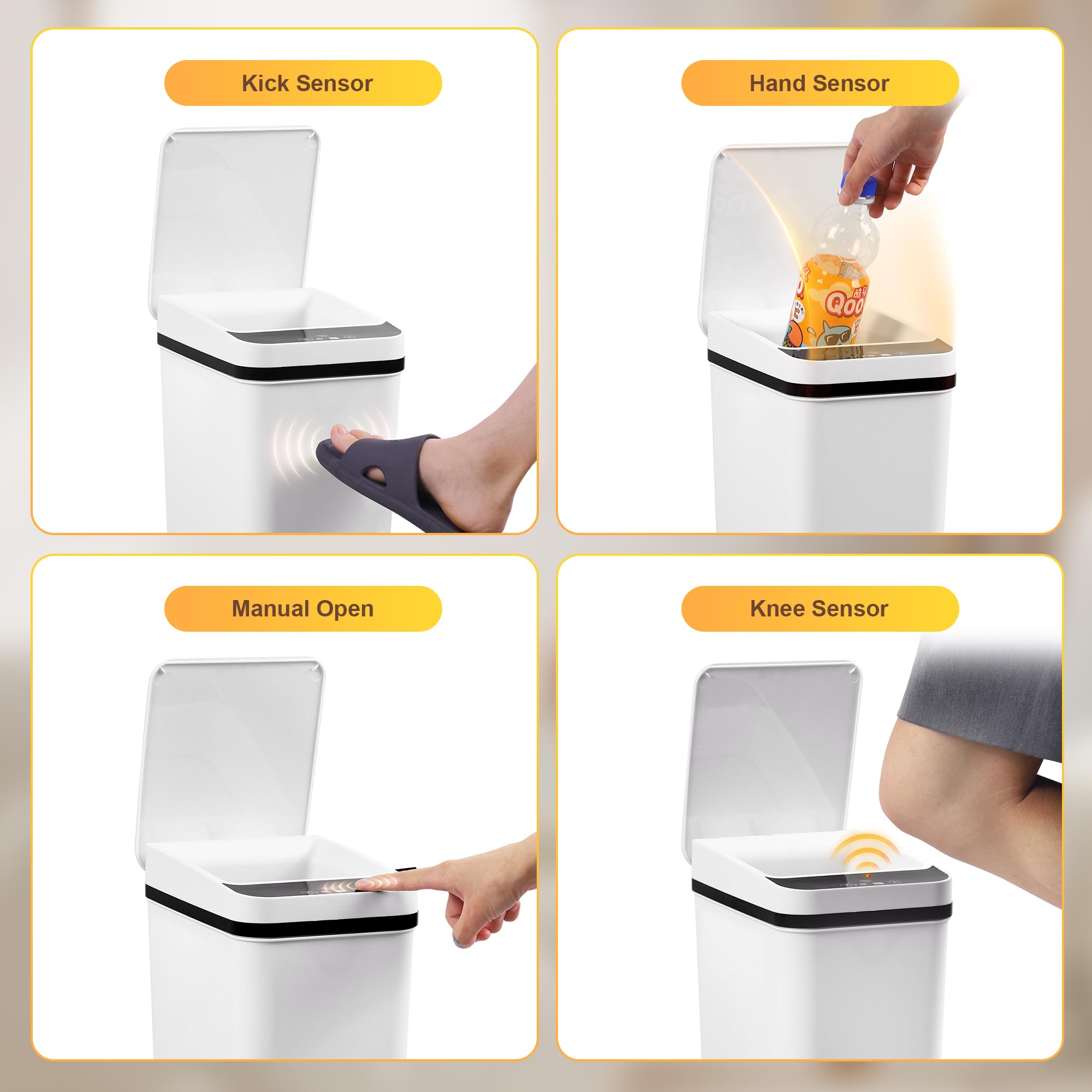 LJIACLEA odor-isolating seal reduces smells between uses.