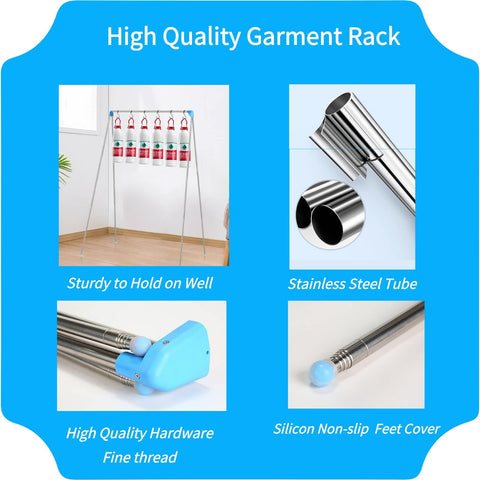 Lmaray compatible with S hooks to hang pots, pans, and small items.
