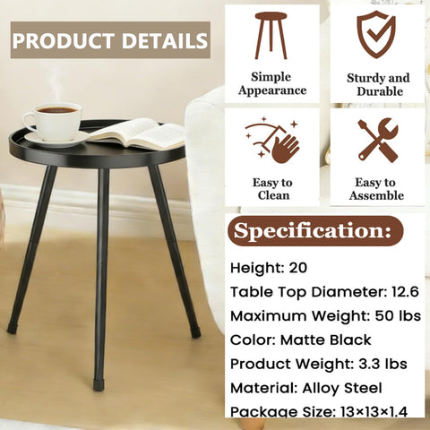 LMGVRZK versatile indoor-outdoor table doubles as plant stand.