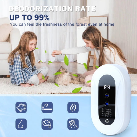 Lmhaichao air purifier is compact and portable for easy placement