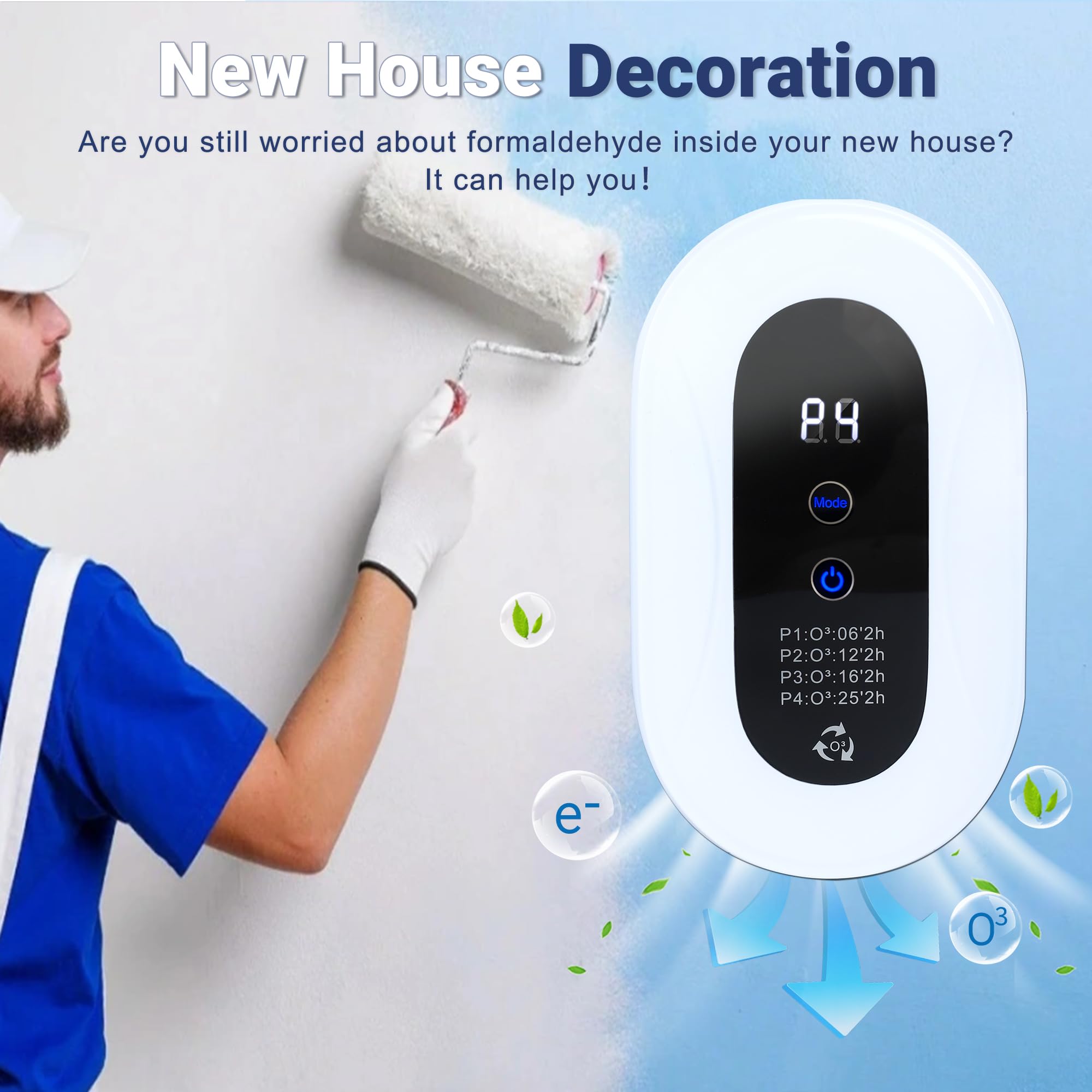 Lmhaichao air purifier offers four modes to suit room size