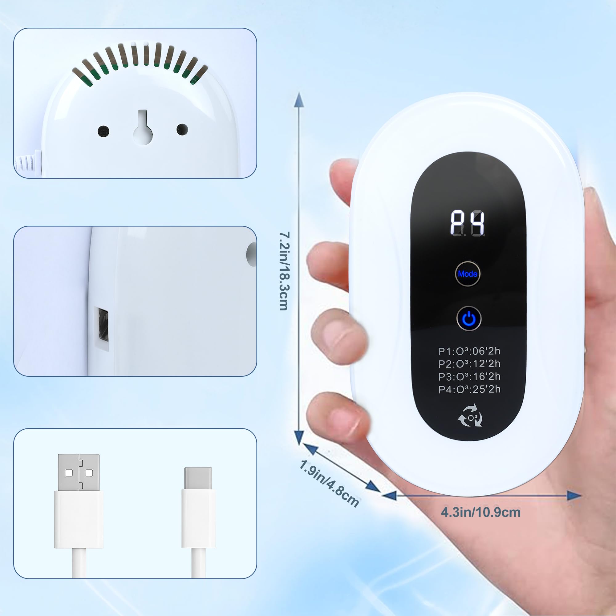 Lmhaichao air purifier helps reduce pet and cooking odors