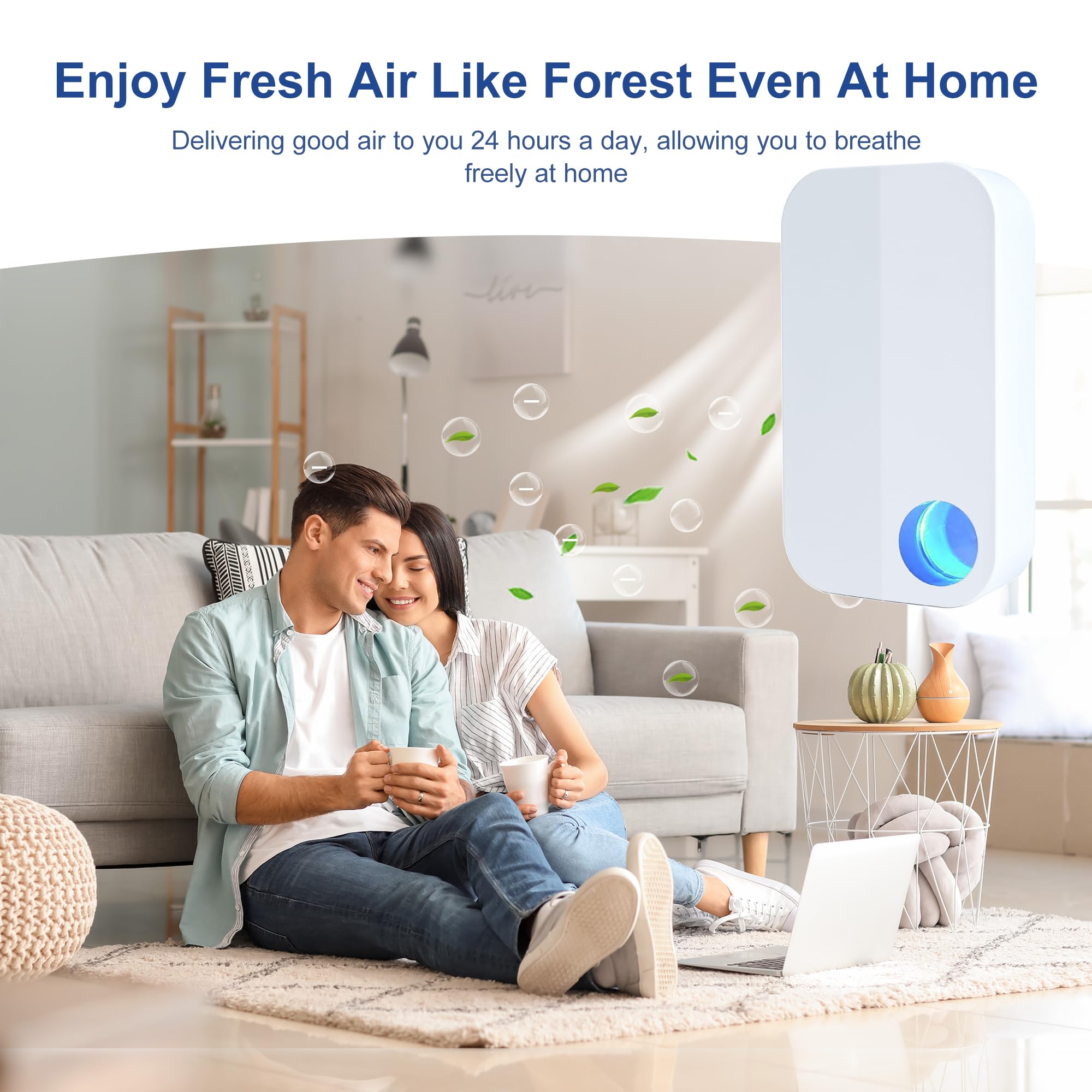 Lmhaichao energy-saving ionic purifier reduces electricity use in daily use.