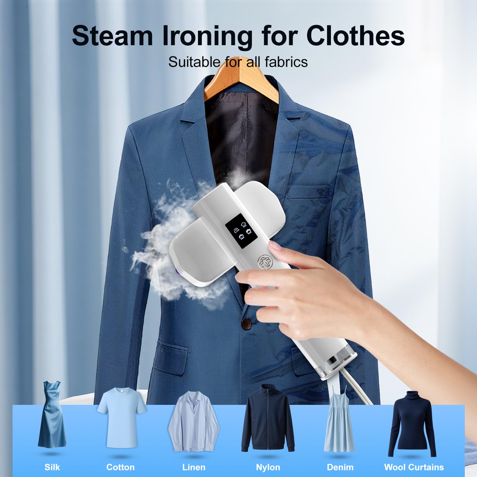 Lmpil steamer with a 100 ml detachable water tank for travel use