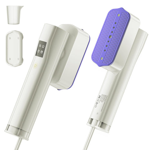 Lmpil steamer with 90-degree head for versatile ironing and steaming