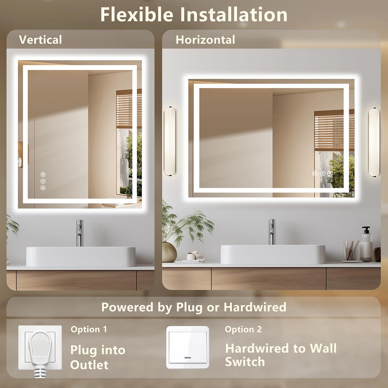 Lmsedf horizontal and vertical mounting with simple setup