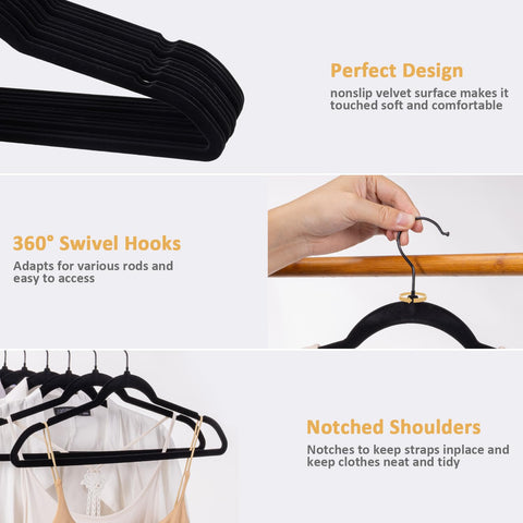 LMTrystFit velvet non-slip surface keeps garments in place and wrinkle-free