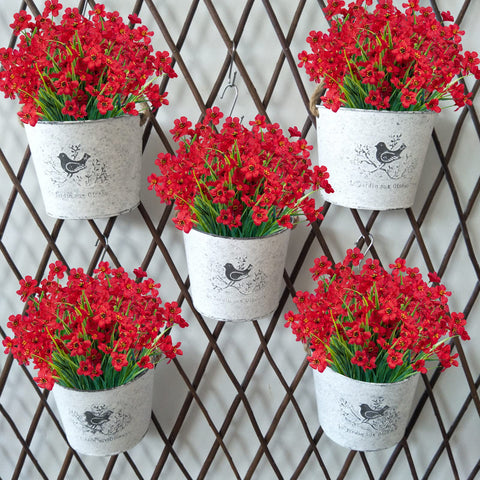 Lnoicy 24-piece set with five flexible stems for arrangements.