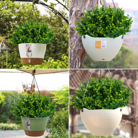 Lnoicy adjustable branches allow custom boxwood shapes for indoor or outdoor spaces.