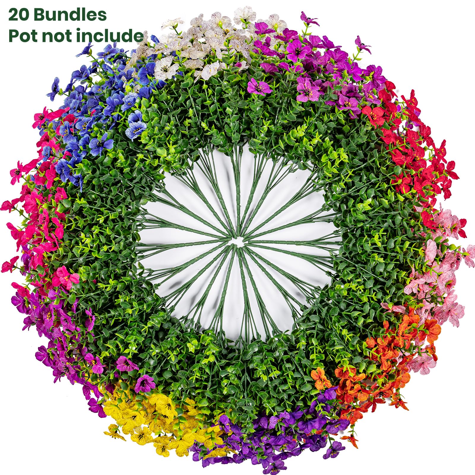 Lnoicy nine-color mix stacked display demonstrates versatile color options.