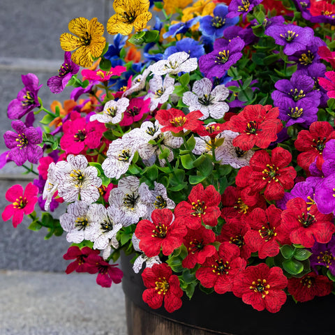 Lnoicy no-maintenance artificial flowers keep your space fresh without care.