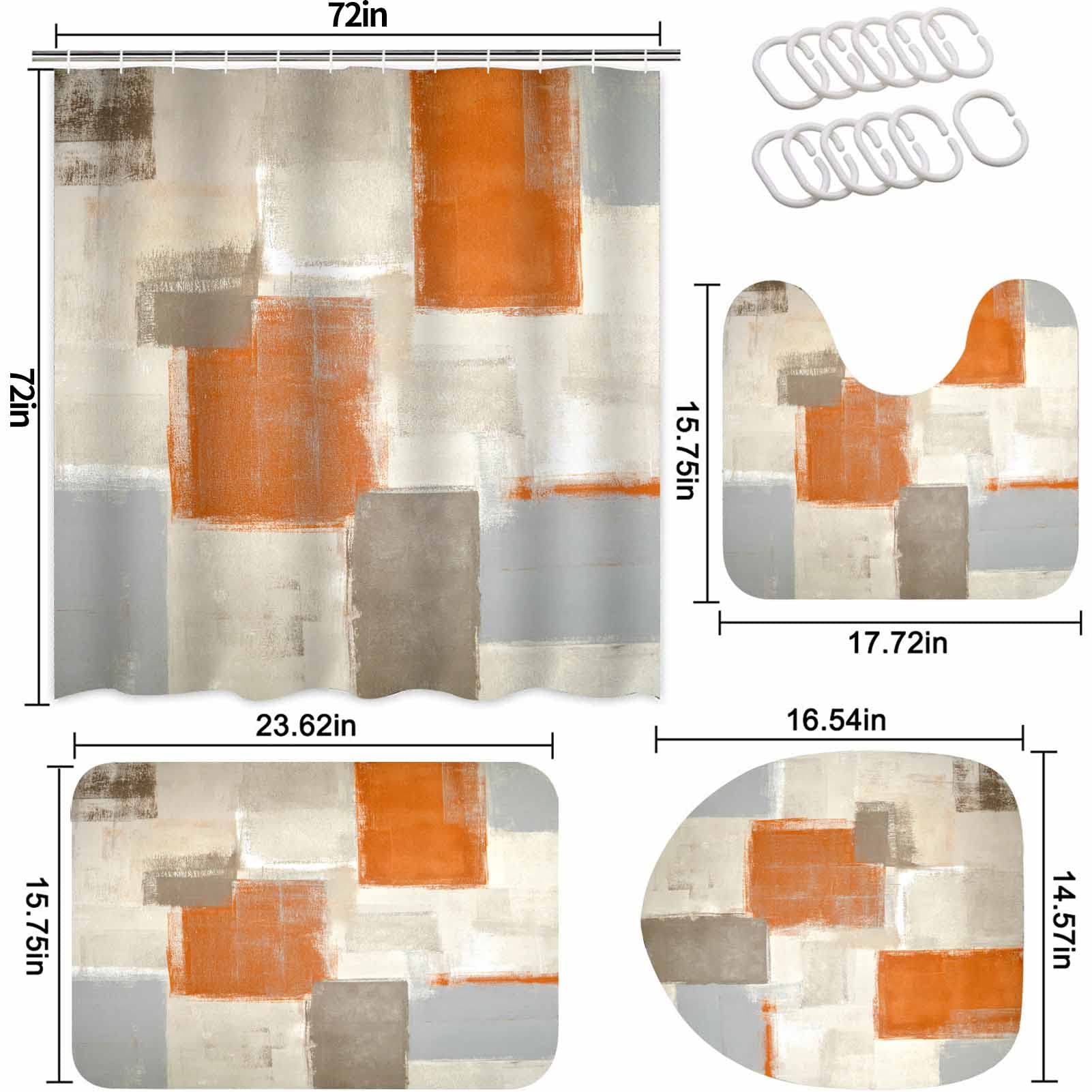 Lnond memory-foam bath mat offers soft support and quick-dry comfort.