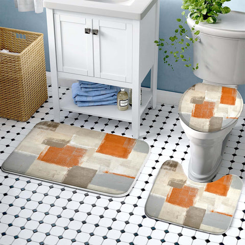 Lnond non-slip bath rug with PVC dots prevents shifting for safety.