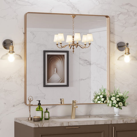 LOAAO versatile mirror for bathrooms, bedrooms, and entryways.