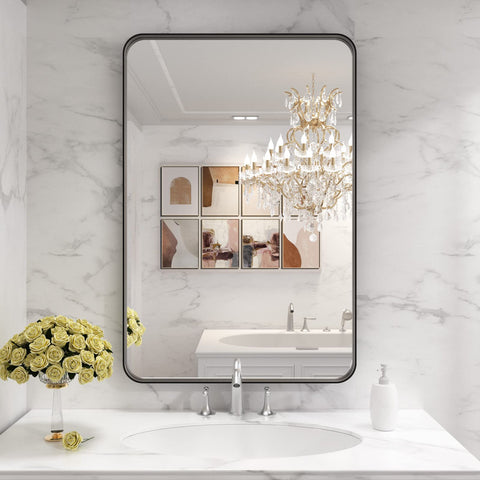 LOAAO versatile mirror suits bathrooms, vanities, bedrooms, and living spaces