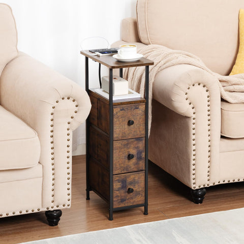 LOAKEKEL charging-station end table powers devices conveniently.