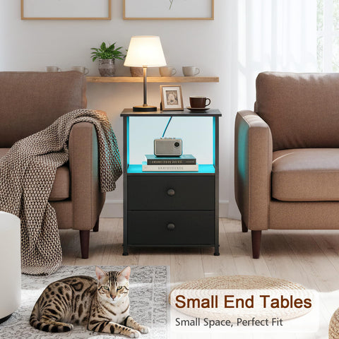 LOAKEKEL nightstand easy assembly reduces setup time.