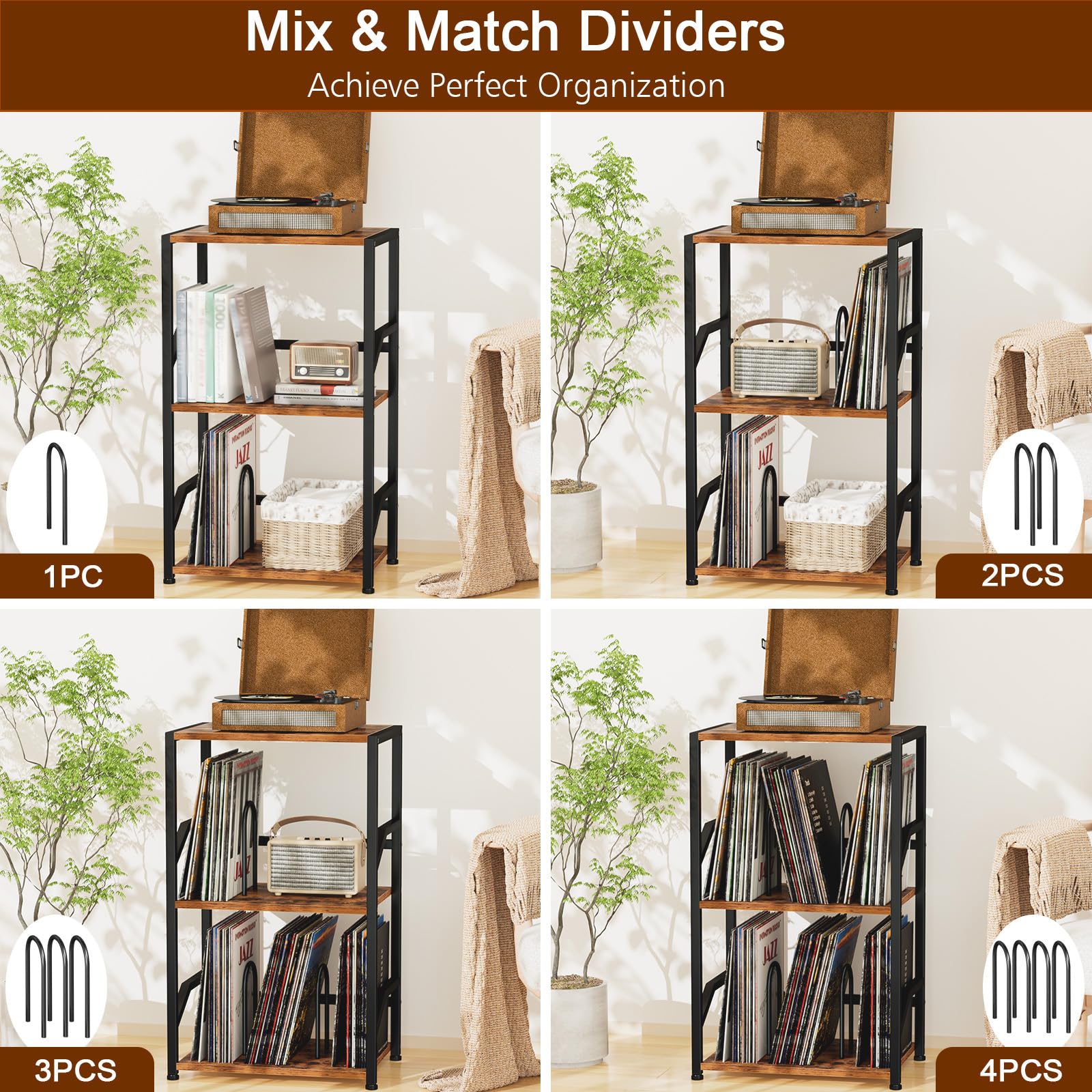 LOAKEKEL rustic brown finish complements lofts and bedrooms alike