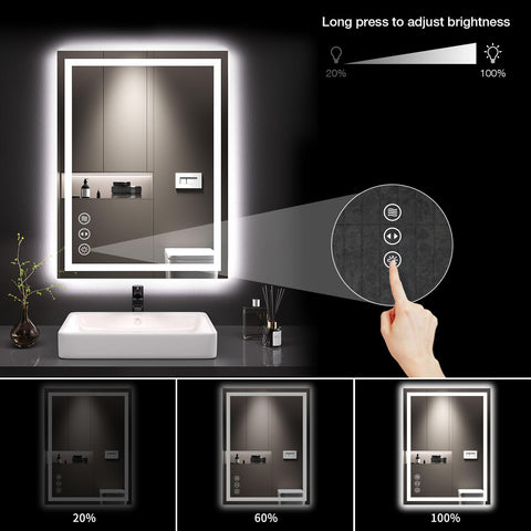 LOAAO defog memory function for quick clarity after showers