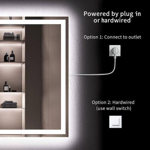 LOAAO backlit and front-lit design enhances makeup and skincare routines