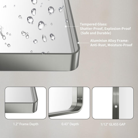 LOAAO protective packaging guards the mirror during shipping and handling