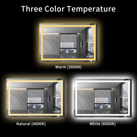 LOAAO tempered glass ensures safety and a distortion-free reflection.