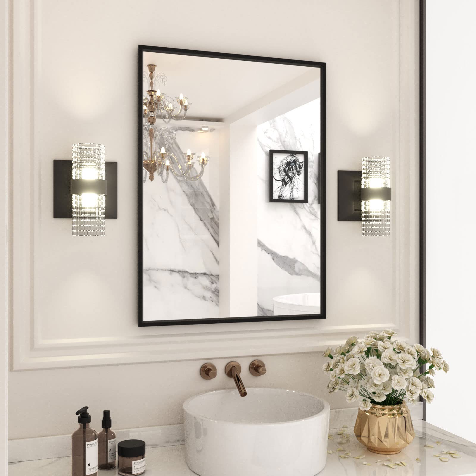 LOAAO wall-mount brackets with hardware for quick, secure installation.