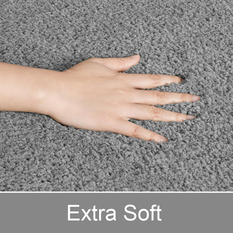 LOCHAS rug features non-slip backing for safer steps on tile and wood floors.