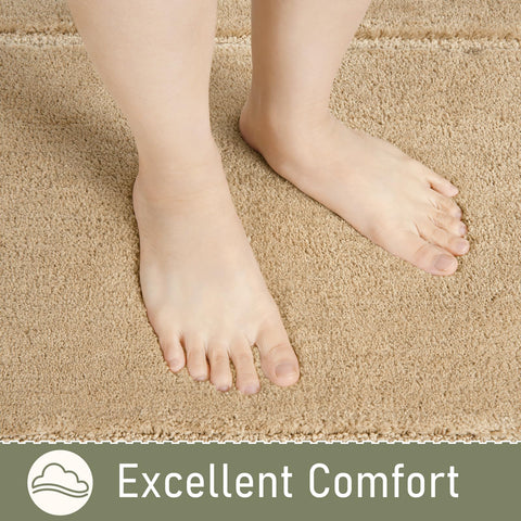 LOCHAS fast-drying bath rug reduces dampness after use