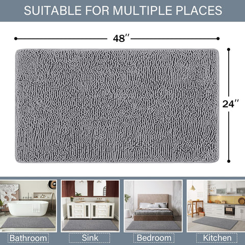 Lochas bathroom entrance mat ideal for sinks and hallways