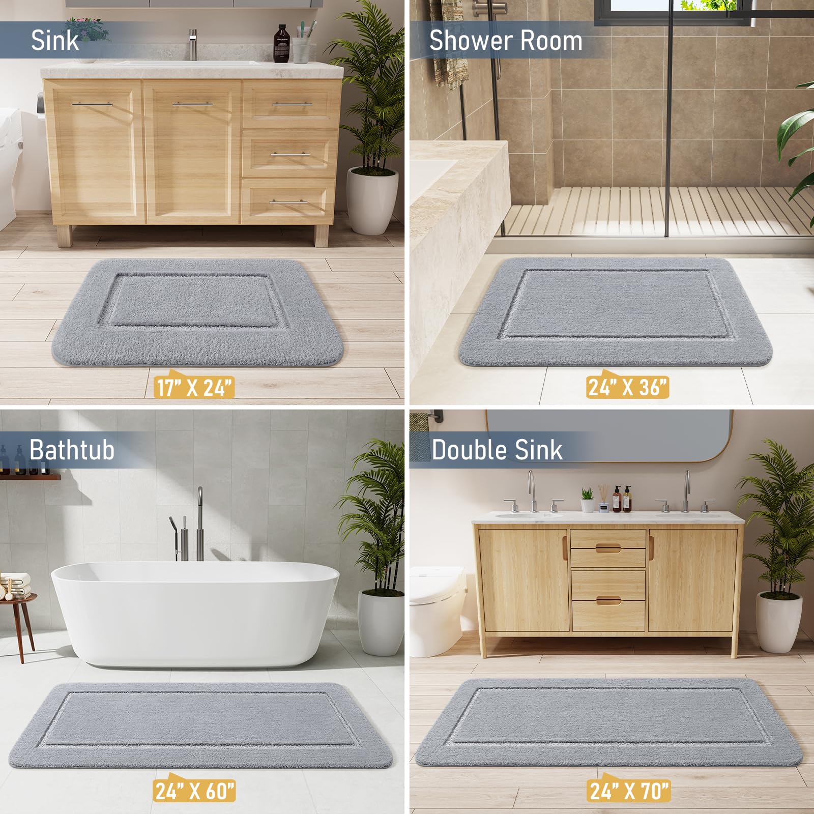 LOCHAS multi-use rug adds style to kitchen or entryways.