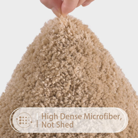 LOCHAS beige rug set features quick-dry action to reduce dampness