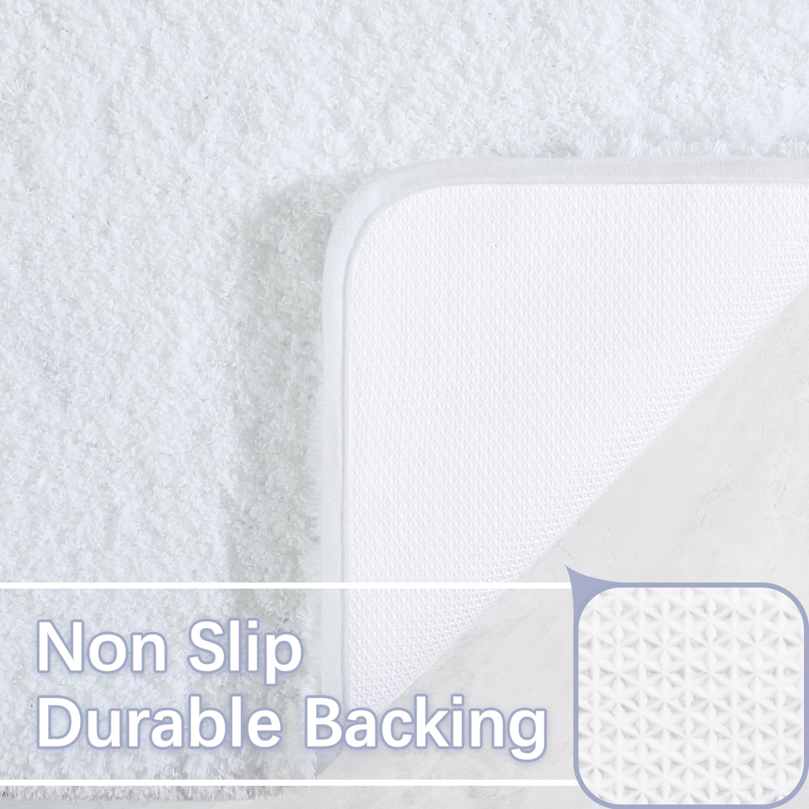 LOCHAS bathroom rug runner quick-dry absorbent keeps floors dry after showers.