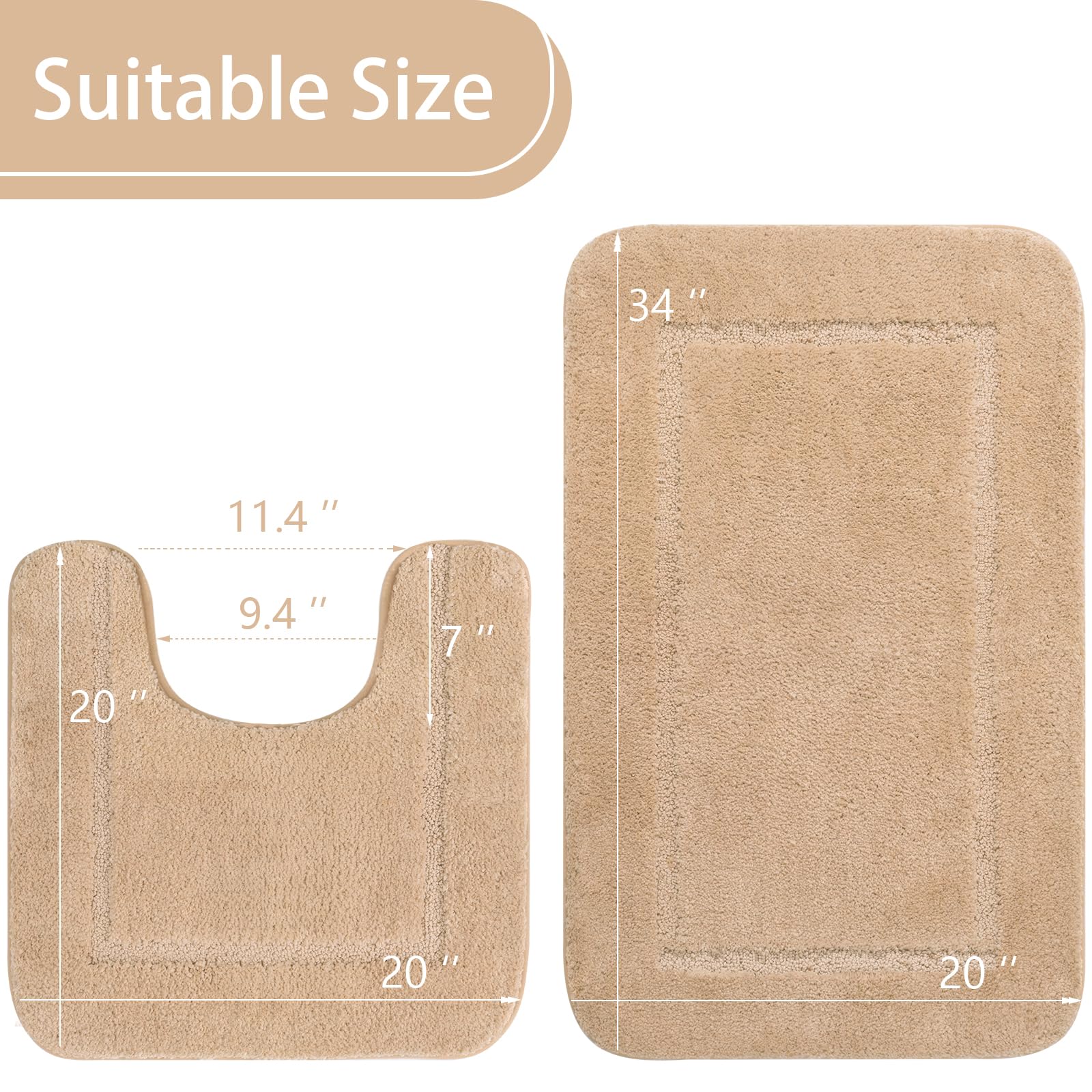 LOCHAS fluffy microfiber rug demonstrates soft underfoot comfort