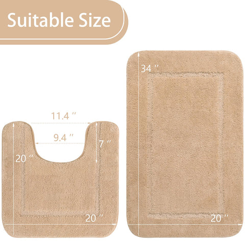 LOCHAS fluffy microfiber rug demonstrates soft underfoot comfort