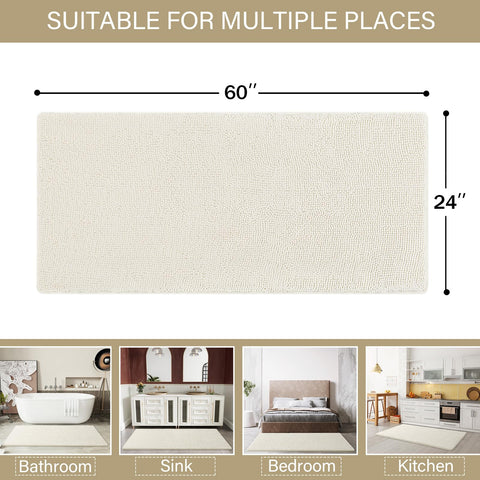 LOCHAS rug suitable for bathrooms, hallways, and near sinks for daily comfort